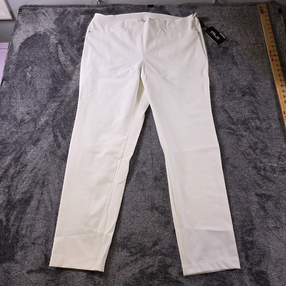 RLX Ralph Lauren Stretch Dobby Athletic Pants Womens 14 Golf Pickleball Squash